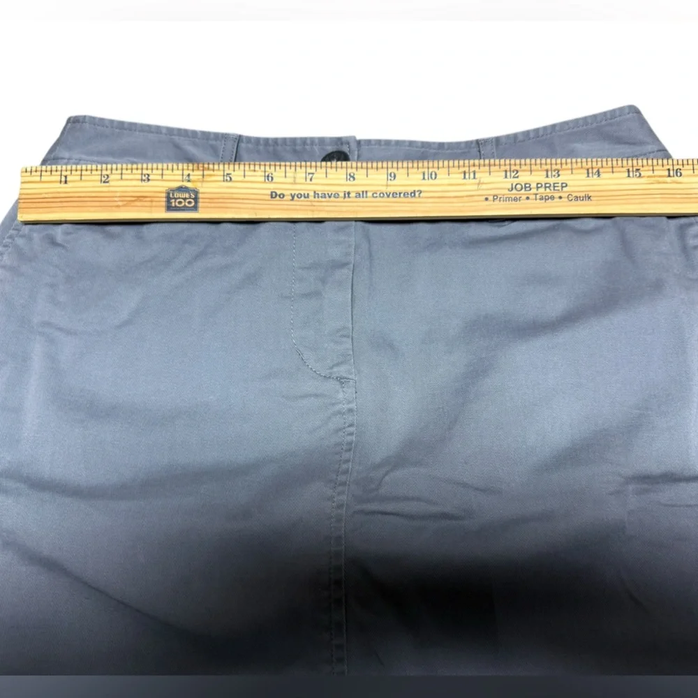 🥰L.L. Bean favorite straight fit women’s size 8 regular blue multi pocket skirt